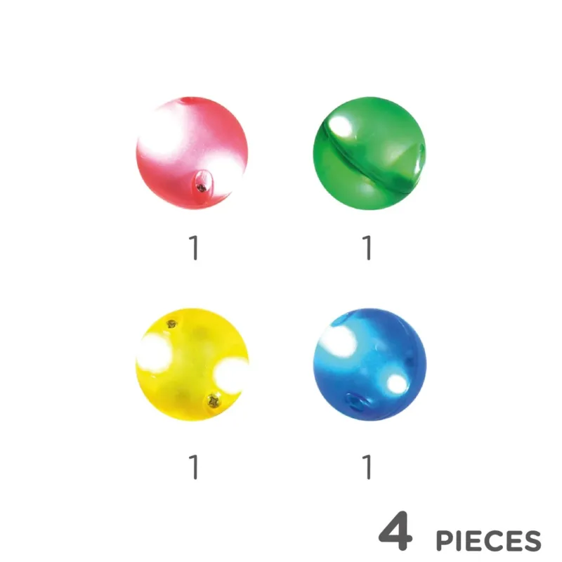 Klocki magnetyczne Balls Pack Dazzling Lights Cleverclixx – 4 el.