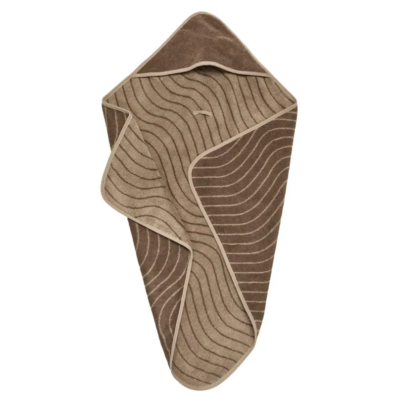 Ręcznik z kapturem LEANDER – Woodland Mocca