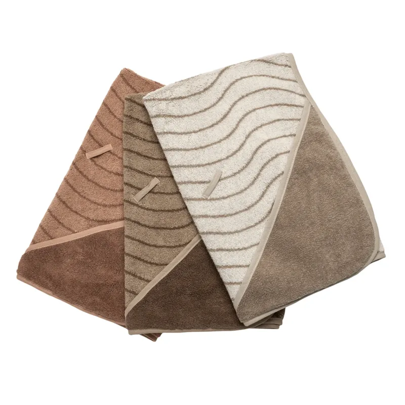 Ręcznik z kapturem LEANDER – Woodland Mocca
