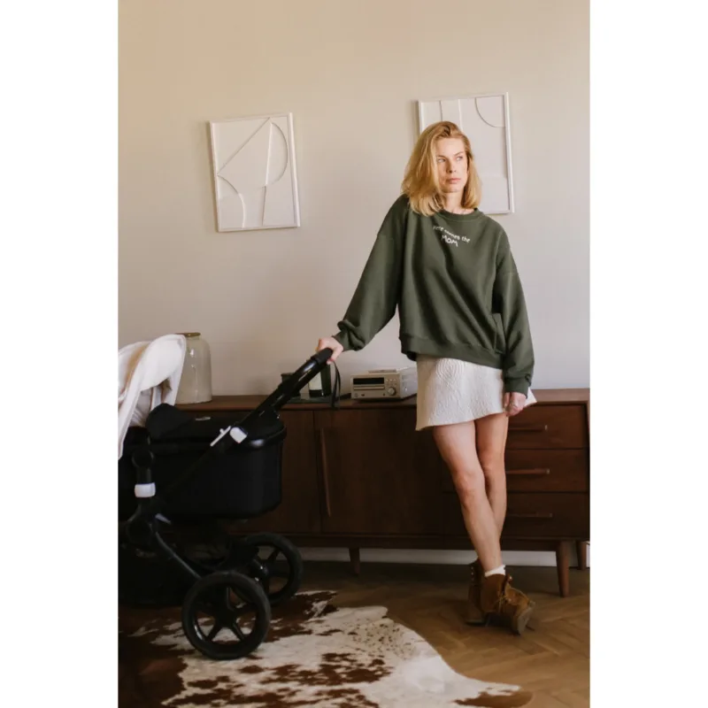 Bluza ciążowa Melanie Here Comes the MOM Candela – khaki