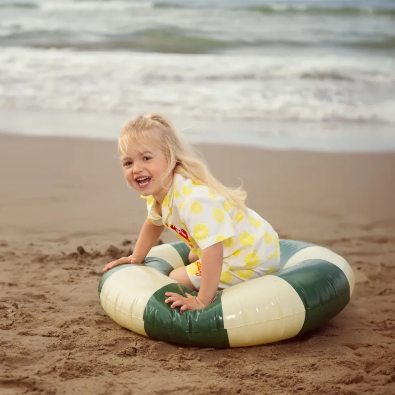 Zestaw koszula z krótkim rękawkiem i spodenki KidStory – Lime paradise