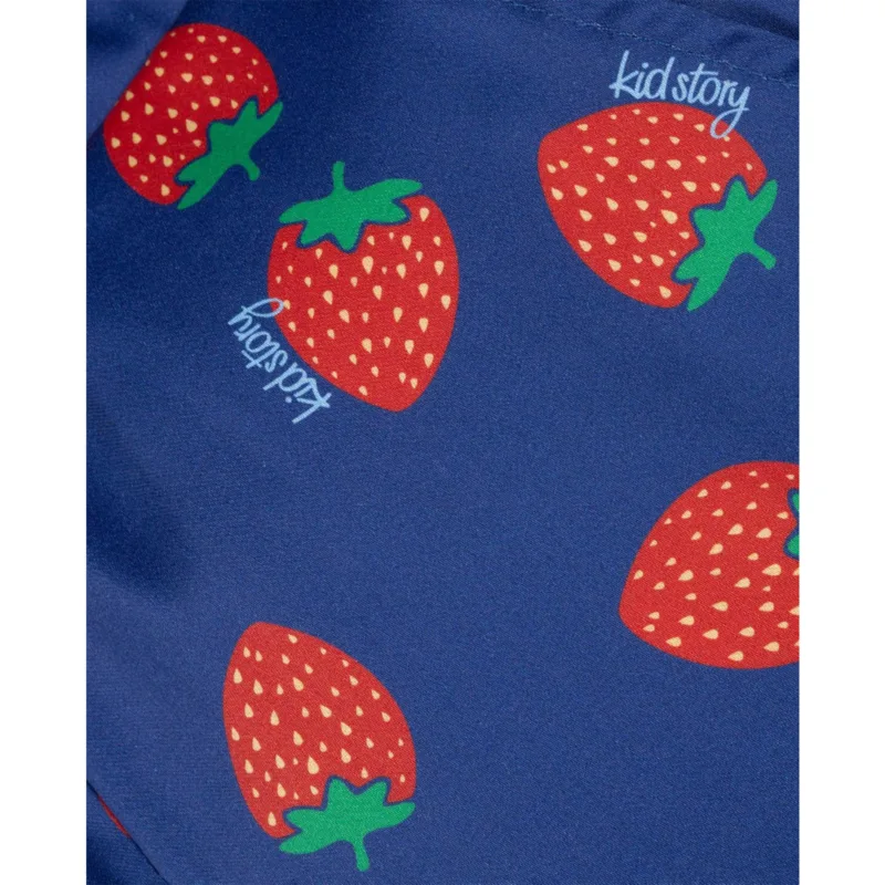 Zestaw bluzeczka z krótkim rękawem i spodnie KidStory – Juicy strawberry