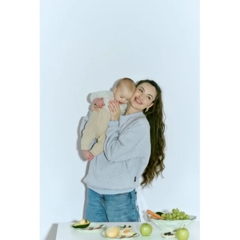 Bluza do karmienia piersią Calm – Melange