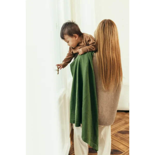 Kocyk merino Dream catcher Gang Tales – Olive