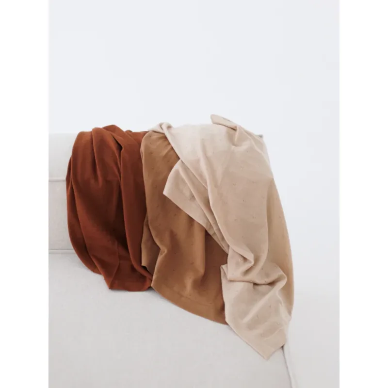 Kocyk merino Dream catcher Gang Tales – Almond milk