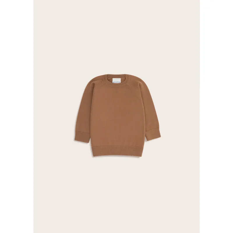 Sweter merino Hug hunter Gang Tales – Caramel