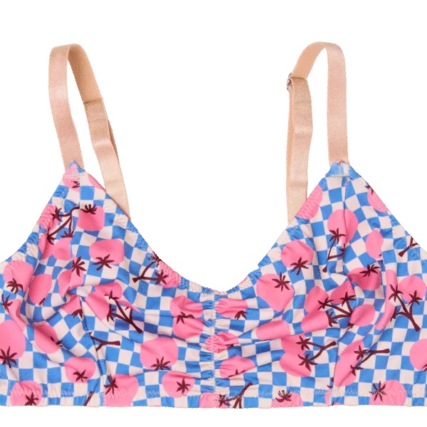 Braletka do karmienia Fig The Bra – tomate light blue