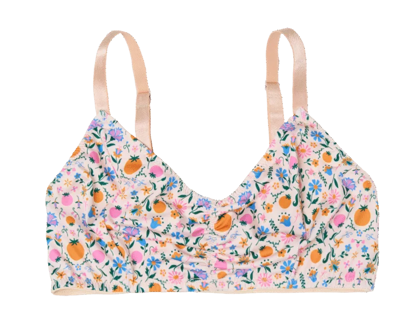 Braletka do karmienia Fig The Bra – silent meadow white