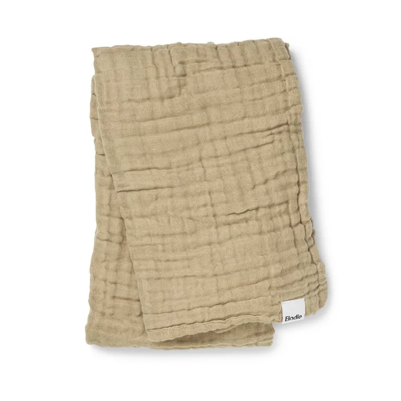 Elodie Details – Kocyk gnieciony – Pure Khaki