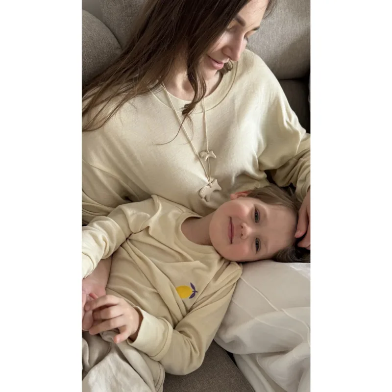 Bluza merino/jedwab damska Merinowca – masełkowa
