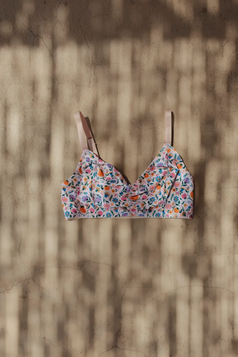 Braletka do karmienia Fig The Bra – silent meadow white
