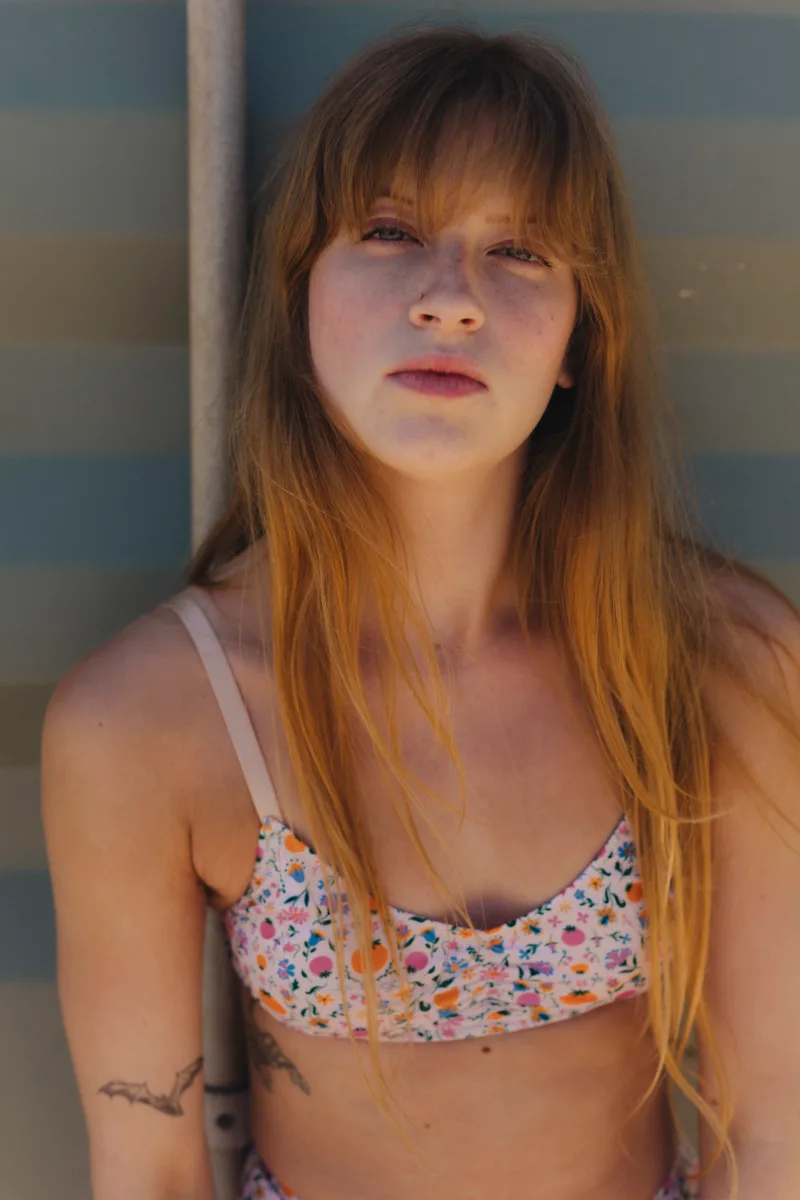 Braletka do karmienia Fig The Bra – silent meadow white
