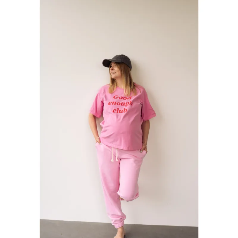 T-shirt ciążowy i do karmienia Lily Good Enough Club – Rosebloom
