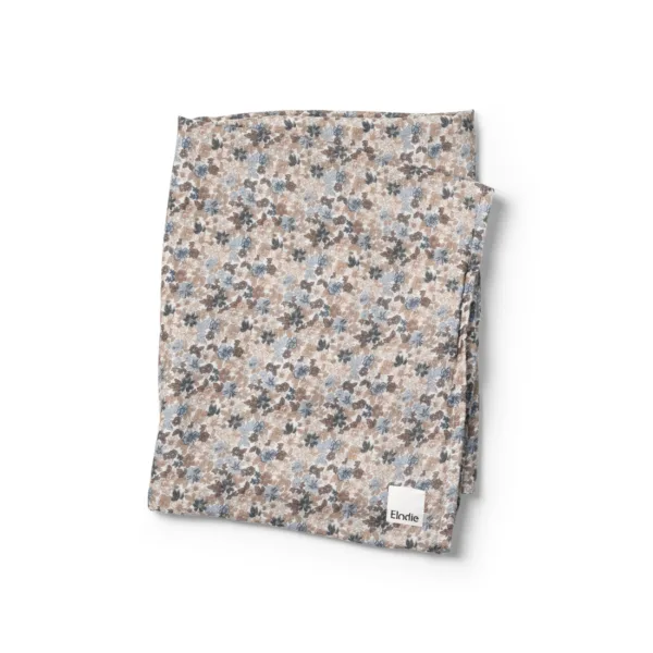 Elodie Details – Kocyk bawełna muślin – Blue Garden Light