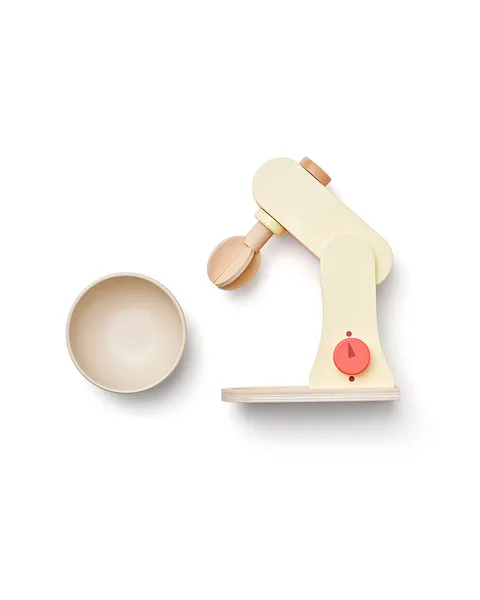 Drewniany mikser stojący żółty Kid’s Concept – KID’S HUB