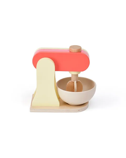 Drewniany mikser stojący żółty Kid’s Concept – KID’S HUB