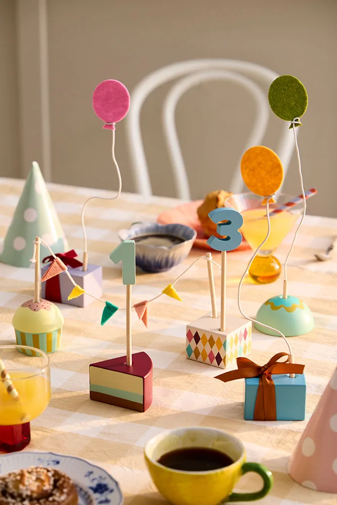 Drewniane dekoracje urodzinowe Kid’s Concept – KID’S HUB