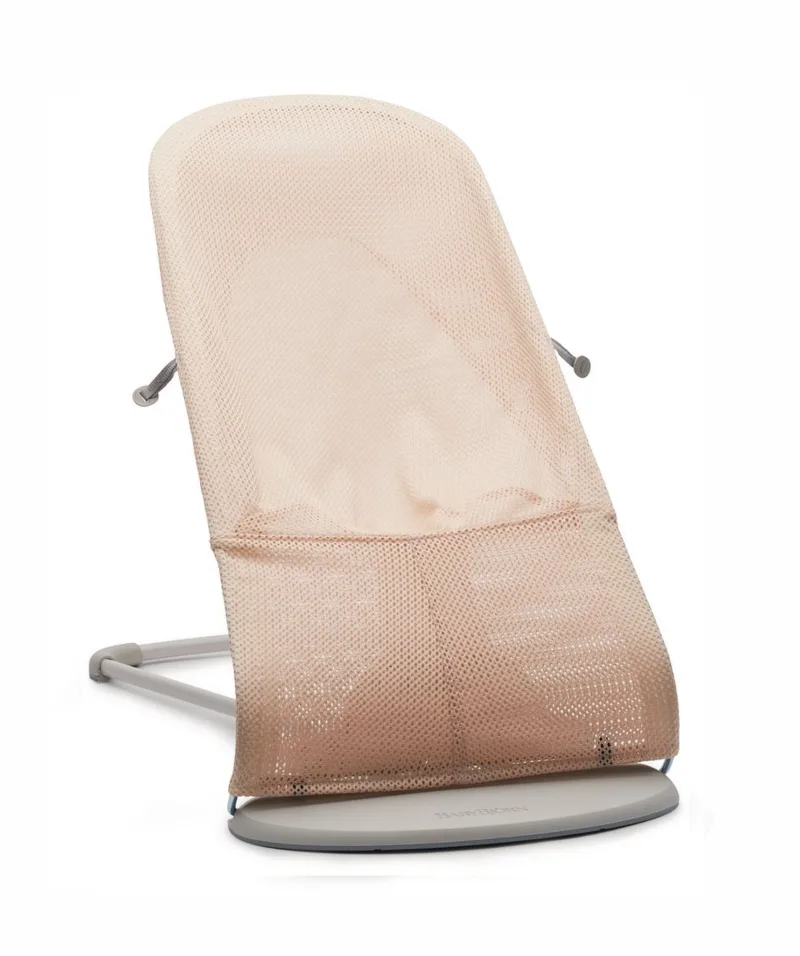 BABYBJORN – leżaczek BALANCE SOFT MESH – Różowy/Biały