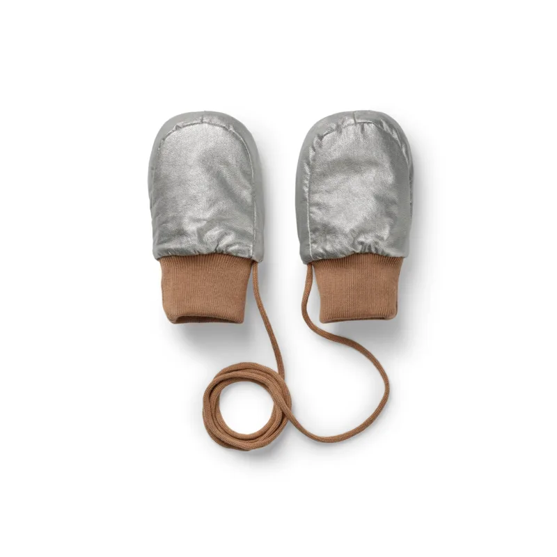 Elodie Details – Rękawiczki – Silver Sheen 0-12 m-cy