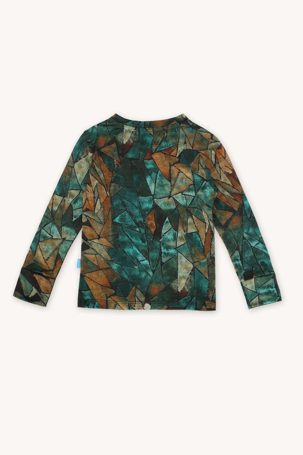 Bluzka dziecięca z długim rękawem z wełny merino green gorpcore – 116/122