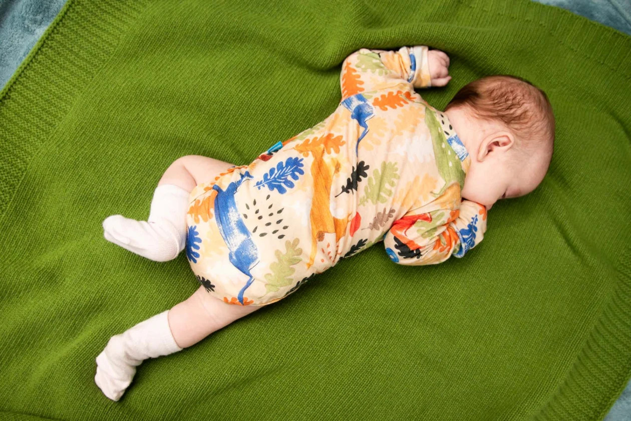 Body z wełny merino dla dzieci woods – 68/74