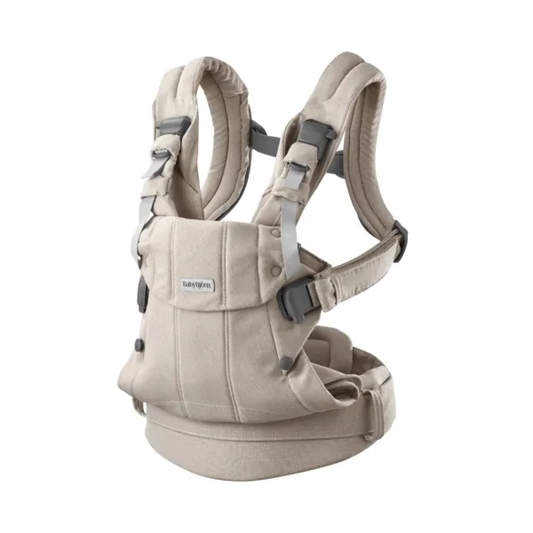 Nosidełko Harmony BABYBJORN – Woven Jasny Beż melanż