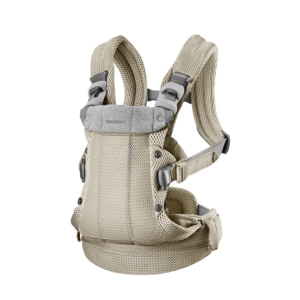 Nosidełko Harmony 3D Mesh BABYBJORN – Szary Beż