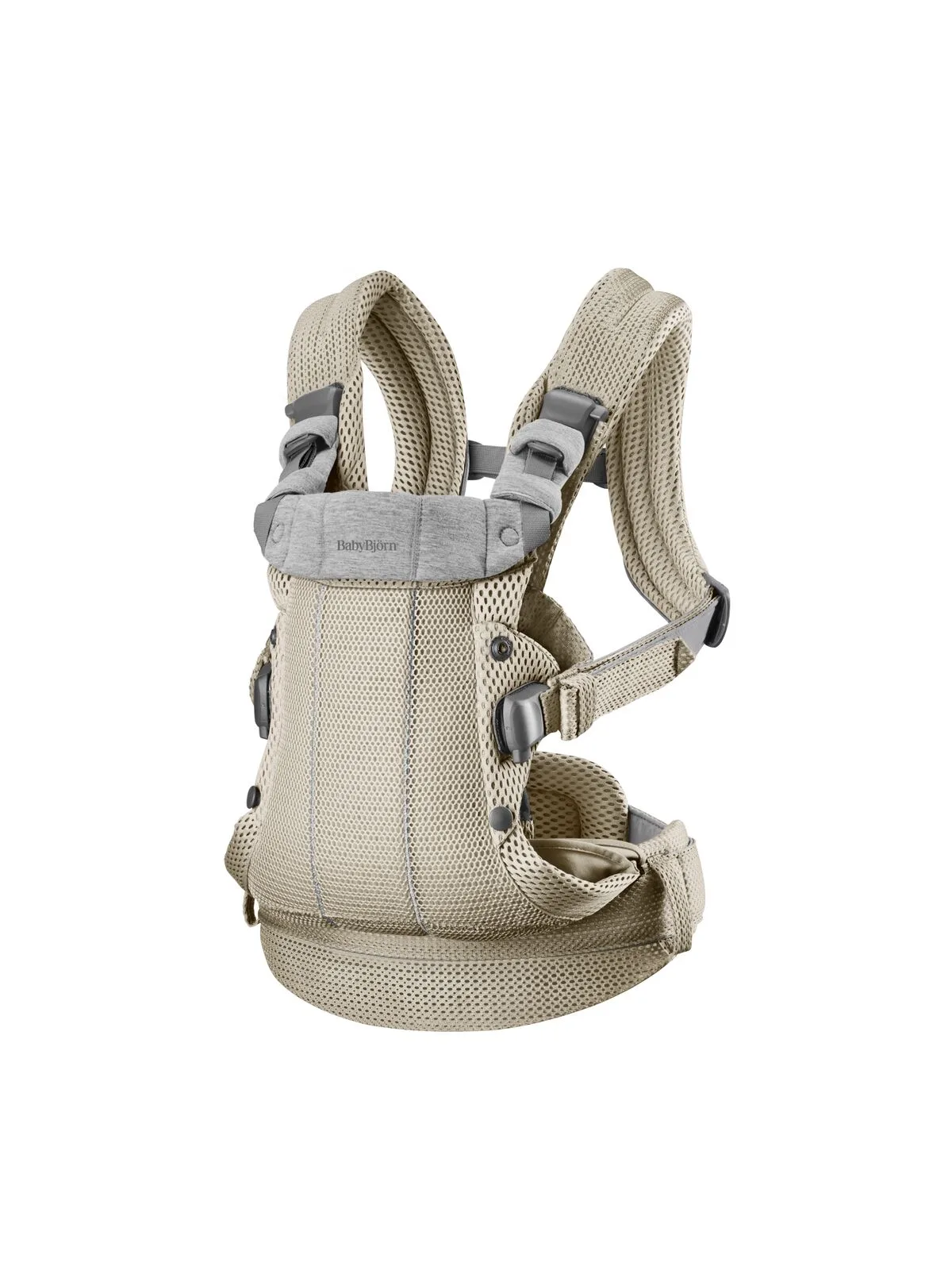 Nosidełko Harmony 3D Mesh BABYBJORN – Szary Beż
