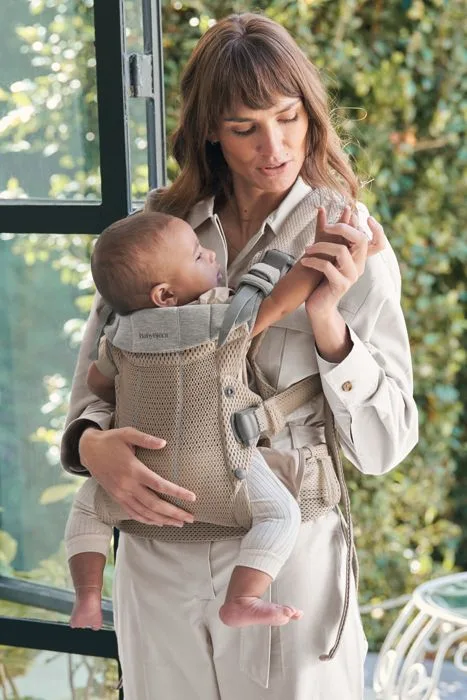 Nosidełko Harmony 3D Mesh BABYBJORN – Szary Beż