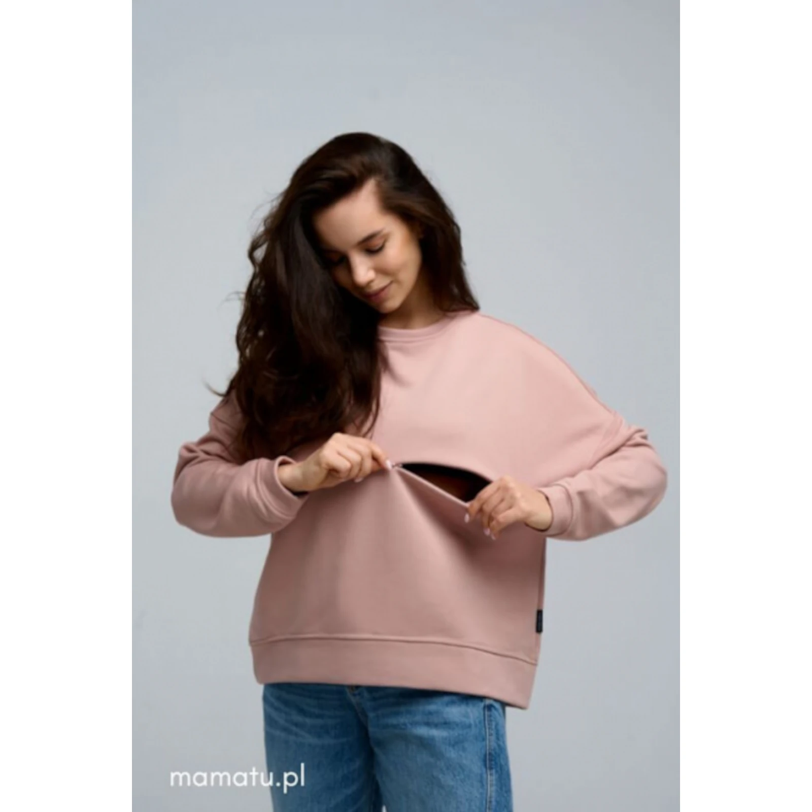 Bluza do karmienia piersią COMFORT – Pink