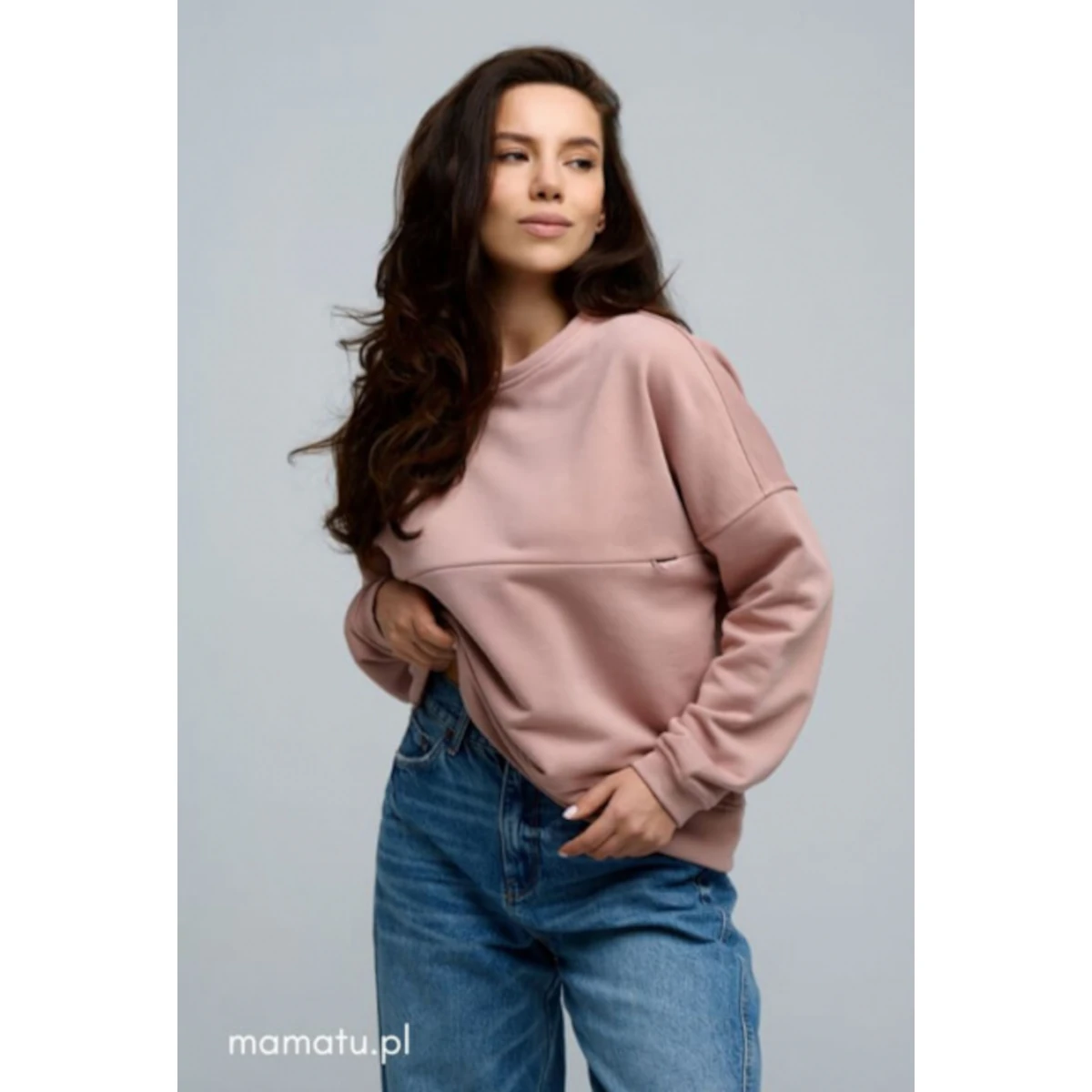 Bluza do karmienia piersią COMFORT – Pink