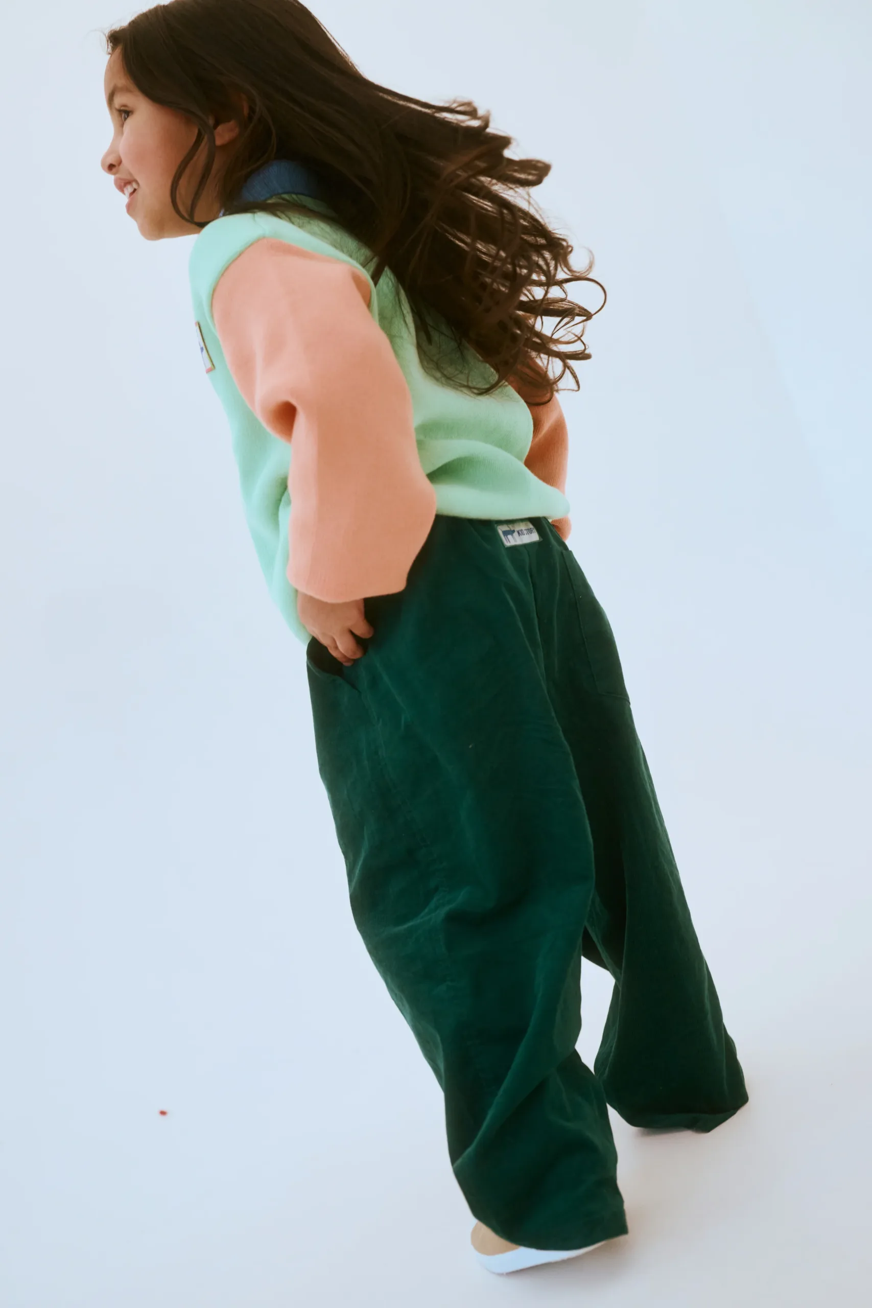 Polo z bawełny organicznej KidStory – SUNSET ORANGE