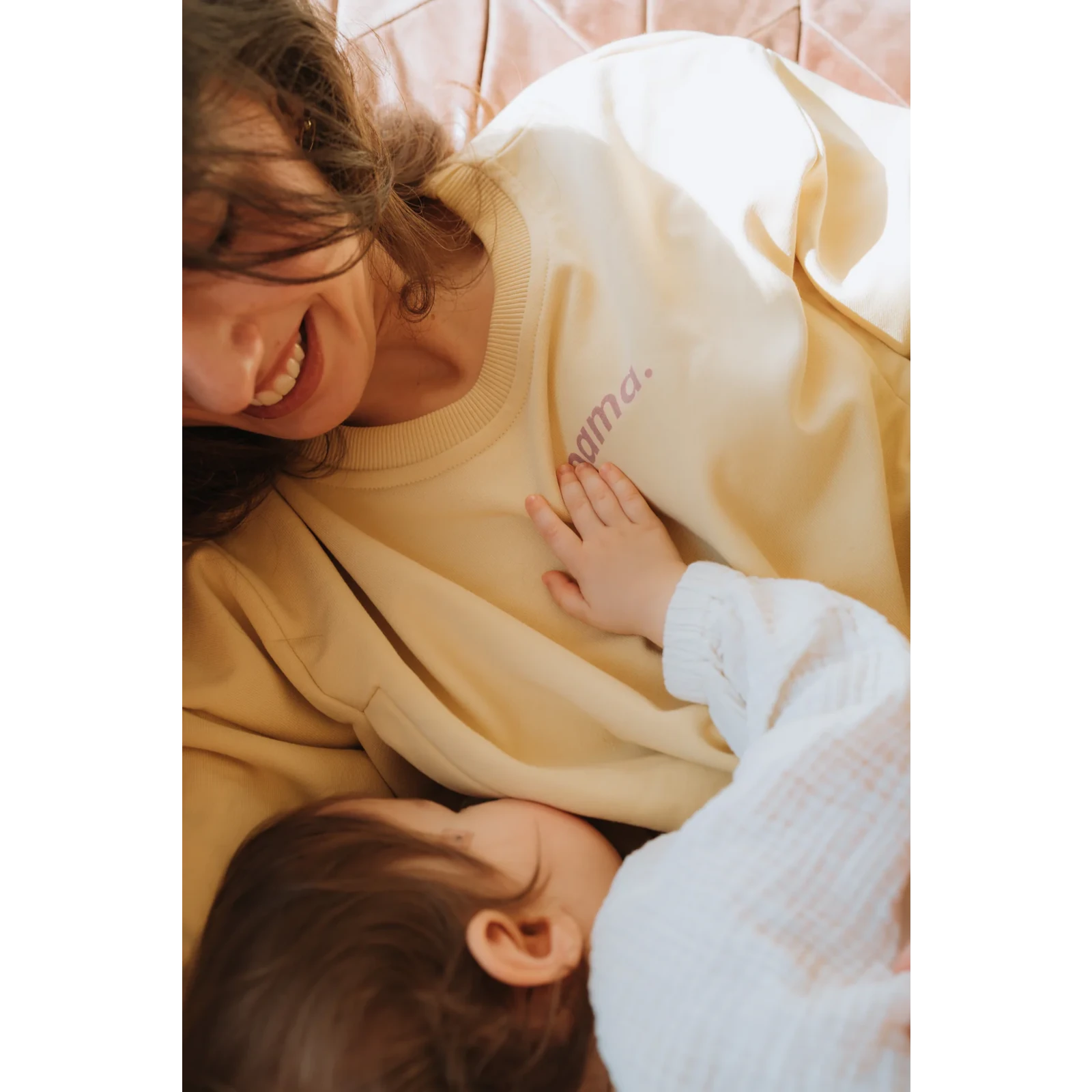 Bluza do karmienia Melanie bananowa – mama.